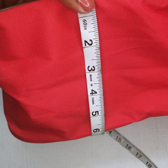 Catherine Kelley hand bags lot of three different sizes travel red - Picture 5 of 15